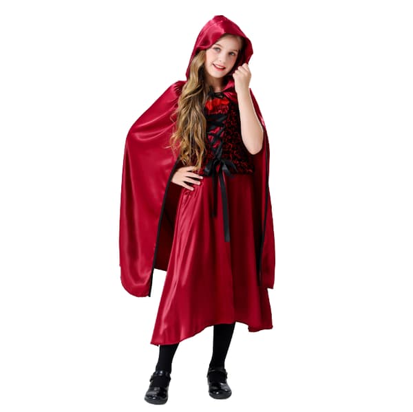 Rödluvan Halloween kostym 110cm