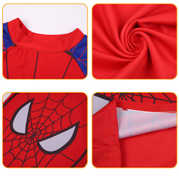 Spider-Man uimapuku pojille, kaksiosainen toppi ja shortsit Blue M