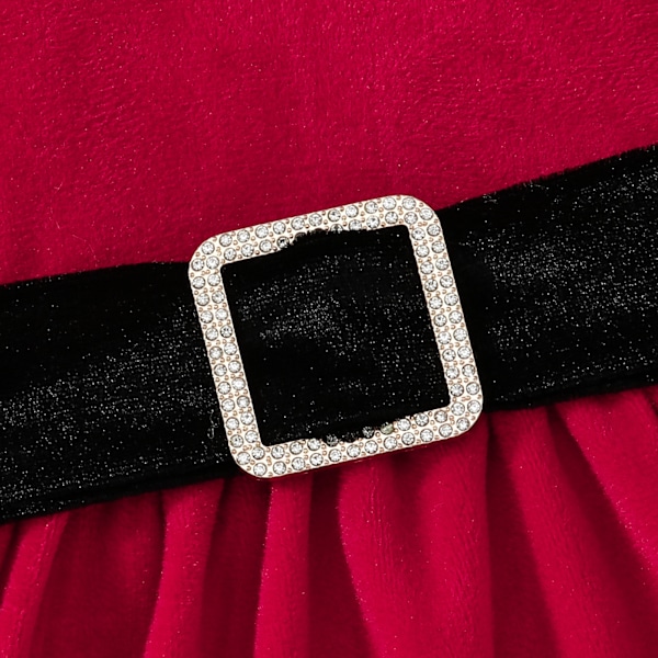 Julekjole for babyjente, prinsessekjole med tiara 100CM