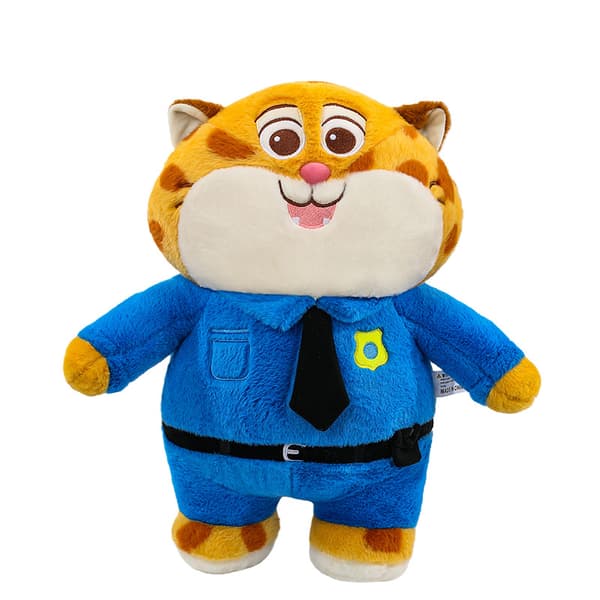 Offiser Clawhauser Kosedyr - Zootopia Chubby Cheetah Stoffdyr 35cm