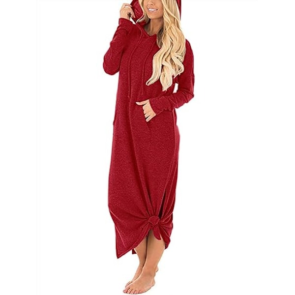 Naisten Hupparimekko Taskuilla Red L