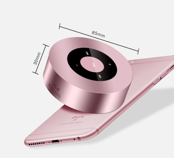 Bluetooth högtalare SoundAngel A8 (3:e generationen) Premium minihögtalare rose gold