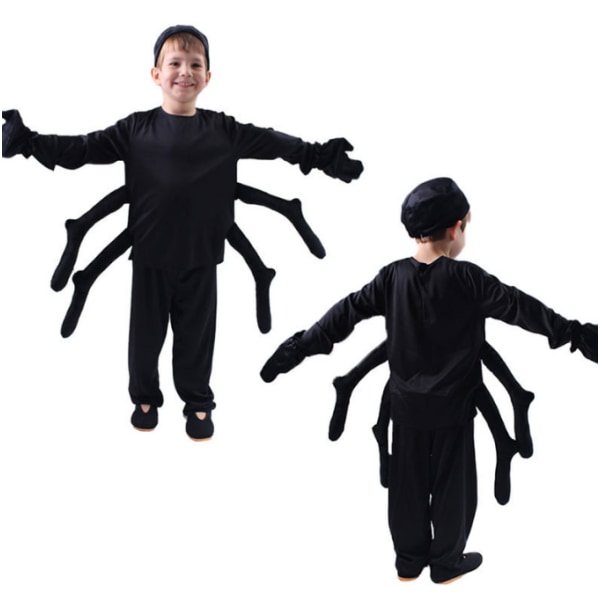 Spindeldräkt för barn, perfekt för Halloween XL