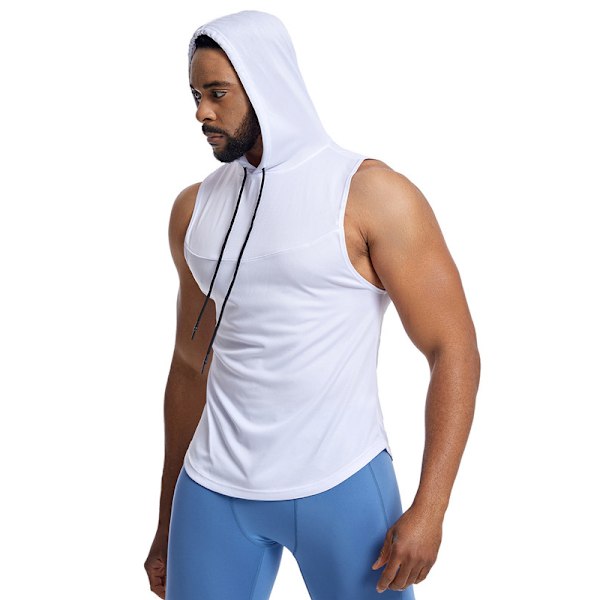 Miesten Treenihupparit Hihattomat Salivuorat White L