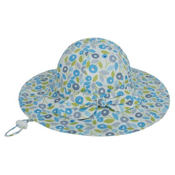 Baby sommar solskydd barn flickor hatt Blue Circle 50