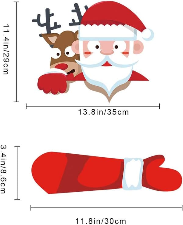 Julemann Vindusvisker Klistremerke for Biler Style2