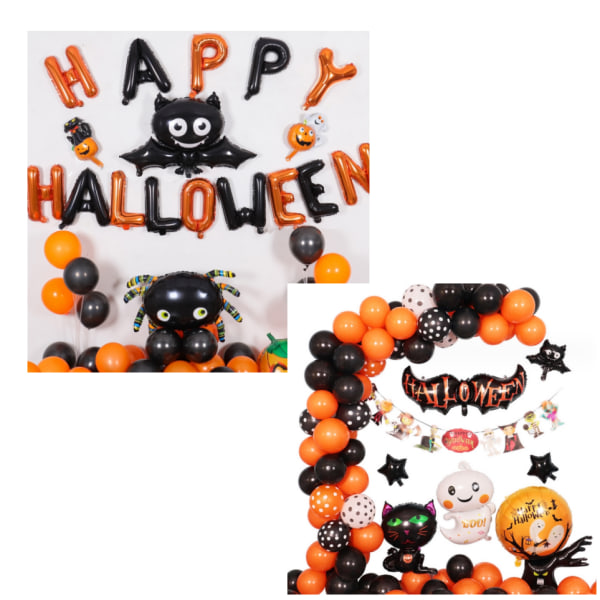 Halloween Tema Balloner, Folie Tegneserieformede Balloner til Spooky Fest og Halloween-tema Ballon Style6
