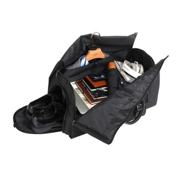 Cabriolet plaggväska med axelrem, resväskor black