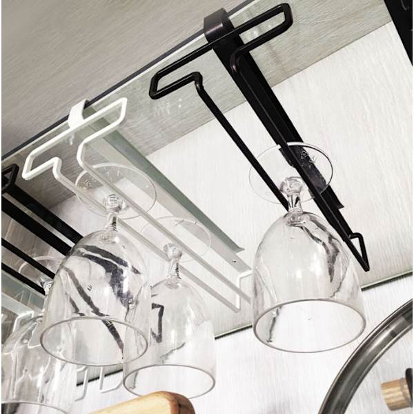 Single Rail Vinglas Stemware Rack Hållare coffee