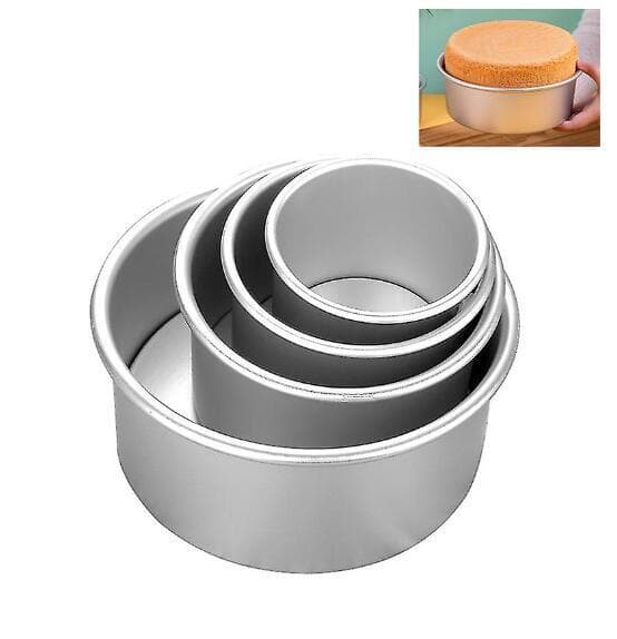 Rund Aluminium Kageform med Løst Bund - Bageudstyr 9 inch