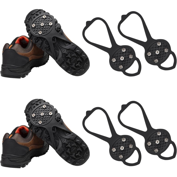 2 par halkfri gripspets för skor Stövlar som går på snöis M