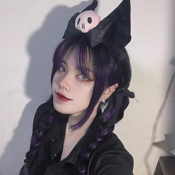 Søt Hårspenne Plussj Ører Hodebånd, Kawaii Hodeplagg til Halloween