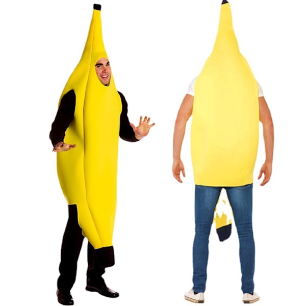 Tilltalande Banankostym för Vuxna Deluxe Set