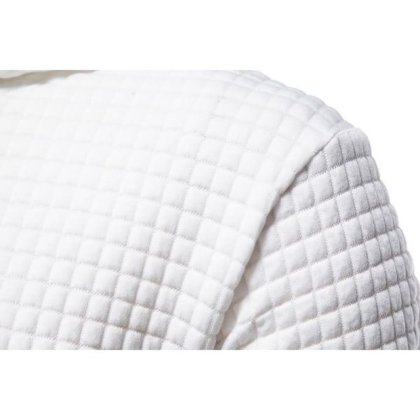 Långärmad tröja för män Casual hoodies white XL