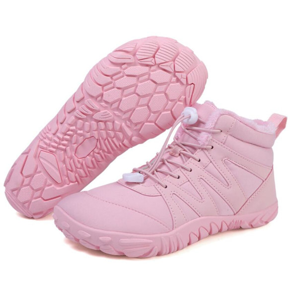Talviset Naisten ja Miesten Talvikengät Vuoratut Lämpimät Talvikengät Pink 41
