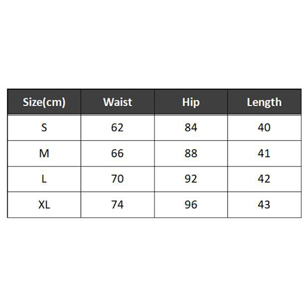 Dam asymmetrisk kjol hög midja gotisk dans kort mini bodycon kjolar S
