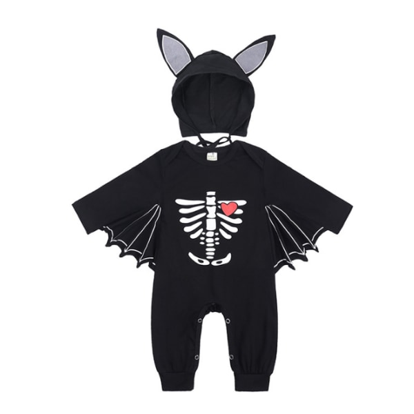 Halloween Baby Pumpa Skeleton Onesie Outfit Skeleton 100