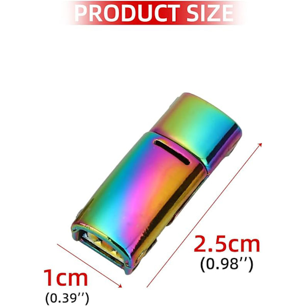 6 st Skosnören Spänne Lås Metall Snabb Magnetisk Utan Knytning Set 9