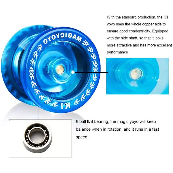 K1 Yoyo Responsive Ball för nybörjare Red