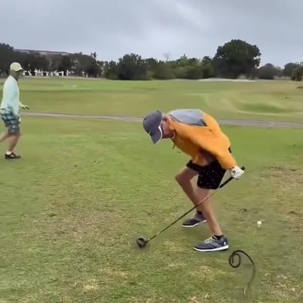 Orm Prank med String Clip, Golf Orm Prank, Clip på Orm Prank
