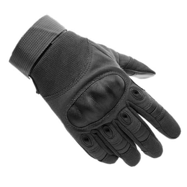 Taktiska Handskar med Touchskärm - Militära Handskar Svart Utomhus Finger Svart Eagle Skyddsporter Träning Militär Fan Cykelhandskar L l black