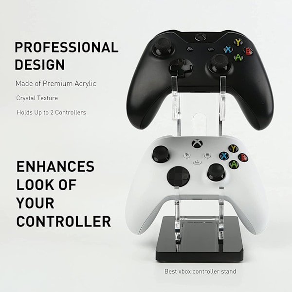 Universell dubbel handkontrollhållare för Xbox ONE Switch Controller Stand Speltillbehör Bygg spelfästningar