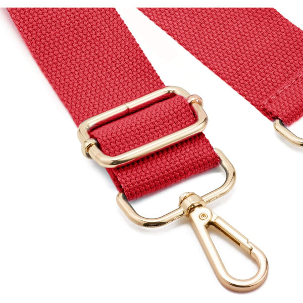 1 st Justerbar ersättningsaxelrem enfärgad bredare axelrem tjockare ryggsäck datorryggsäck red