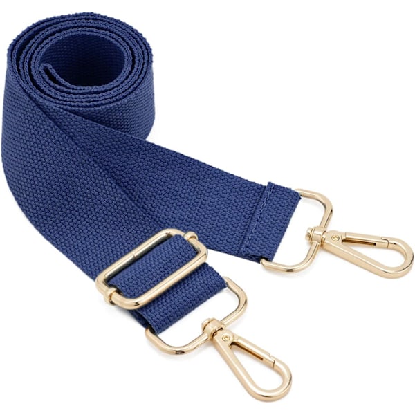 1 st Justerbar ersättningsaxelrem enfärgad bredare axelrem tjockare ryggsäck datorryggsäck Navy blue