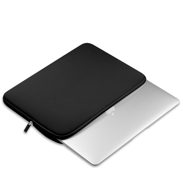 Snyggt PC-dykmaterial skyddande fodral 15 tum bärbar dator / Macbook svart tablettfoder