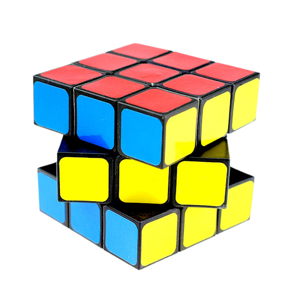 6-bitars Rubiks kub 3x3x3cm Pusselleksak Pusselspel Stresslindrande leksak Rubiks kub