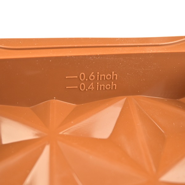 2 set 1-tums djupa chokladformar för hembakning, kakbakning, bröd DIY silikonkakformar