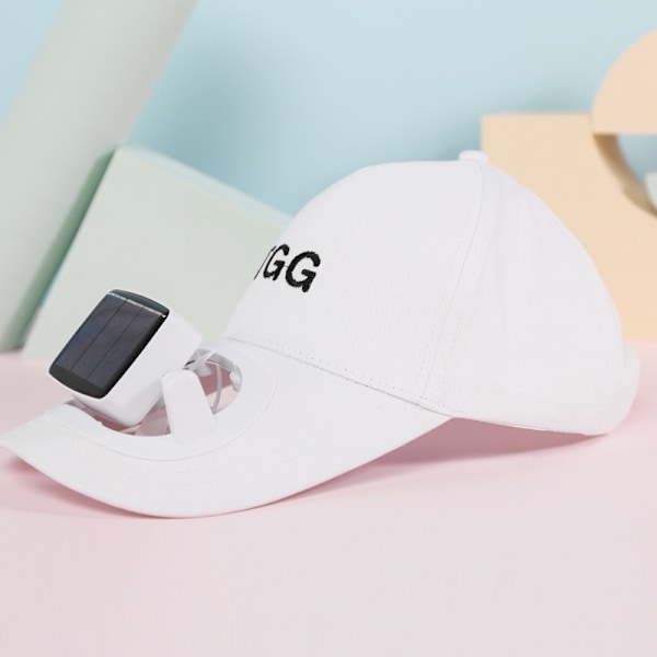 Solfläkt anka tunga hatt Mode Satin skugga skydd utomhus UV-skydd fläktar baseball keps par gåvor - vit pink