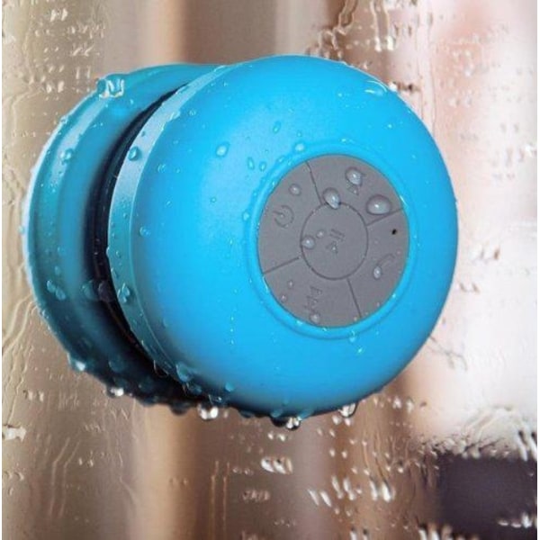 Mini Bärbar Stor Sugkopp Bluetooth Högtalare Dusch Vattentät Trådlös Högtalare Subwoofer Grön green