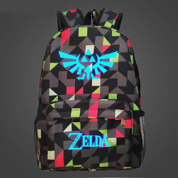 Anime Legend of Zelda Ryggsäck Luminous Student Ryggsäck Style 10