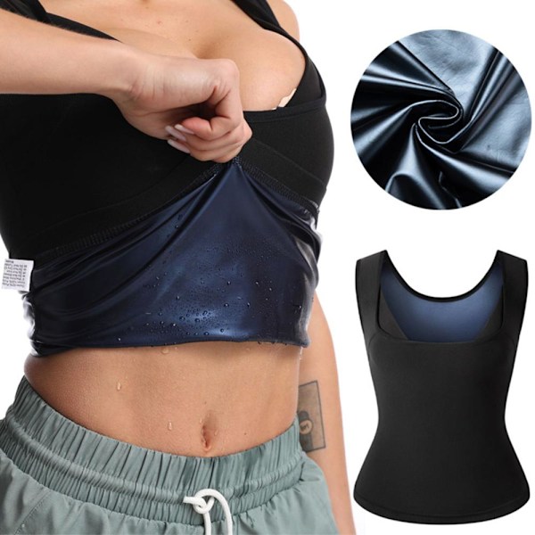 Sweat Sauna Vest Body Shapers Väst KVINNOR SM Women