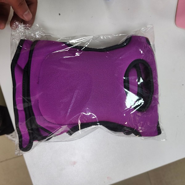 Trädgårdsknäskydd knäskydd stötskydd minnesskum justerbara halkfria arbetsknäskydd Purple