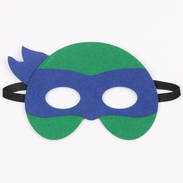 Halloween Barn Stålmannen Filt Mask Ninja Hero Turtle Cartoon Mask