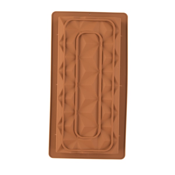 2 set 1-tums djupa chokladformar för hembakning, kakbakning, bröd DIY silikonkakformar
