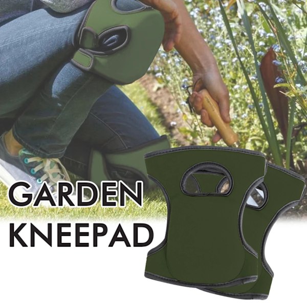 Trädgårdsknäskydd knäskydd stötskydd minnesskum justerbara halkfria arbetsknäskydd dark green