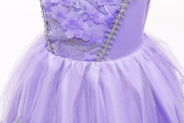 Lilla Prinsesse Sofia Kjole Til Pige Børn Cosplay V 100CM