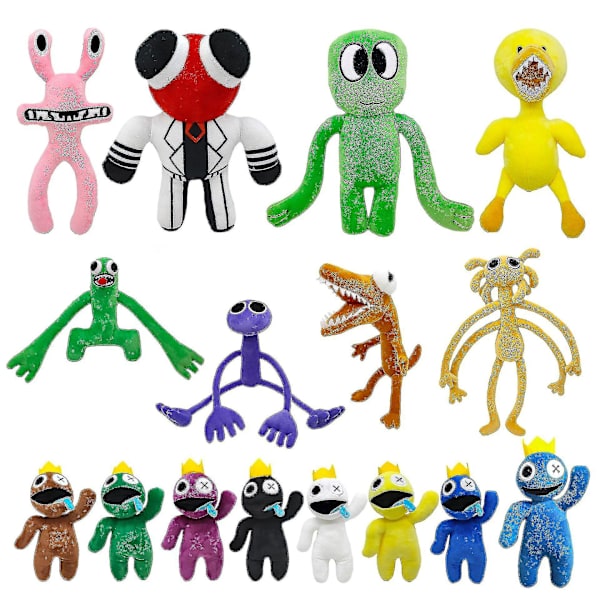 Rainbow Friends Roblox plysjleketøy julegave Little Green 2