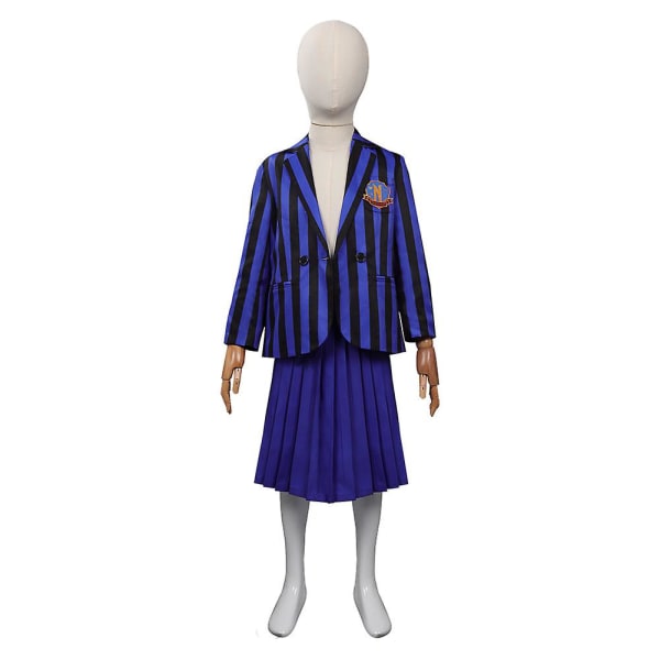 Onsdag Addams Enid Sinclair Joy Sunday Cosplay-sett Enid Kids Size xl