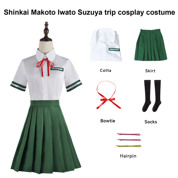 Suzuyato Association cos Shinkai akoto Iwato Suzuya trip cospl Green M