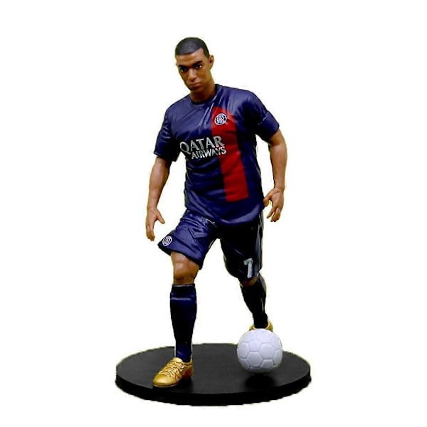 6 kpl uusia jalkapallotähtiä FIFA C.Ronaldo Messi Mbappe Mallidollit Cartoon Söpöt Actionfiguurit Autotarvikkeet Jalkapallofanit Lahjat-Täydellinen V 6