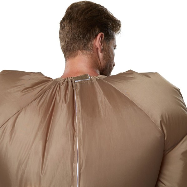 tectake Uppblåsbar dräkt Bodybuilder V brown