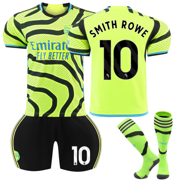 23-24 Arsenal Away Kids Jalkapallopaita Kit nr 10 SMITH ROWE 12-13 Years