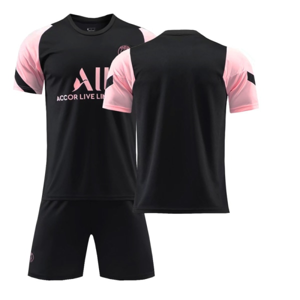 Paris træningstrøje 2022 Sæt - Sort Rosa - XS
