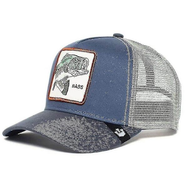 Aikuisten Black Panther Mesh Cap Kesä Baseball Cap Trucker Cap Striped bass