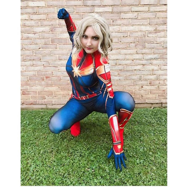 Kapteeni Ihme Cosplay Tiukka Hyppypuku Ihme Sankaritar M