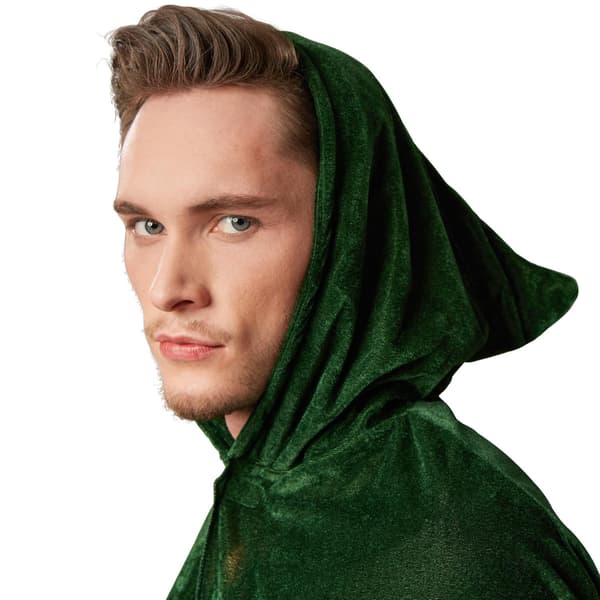 tectake Sammetscape med huva - 116 cm green